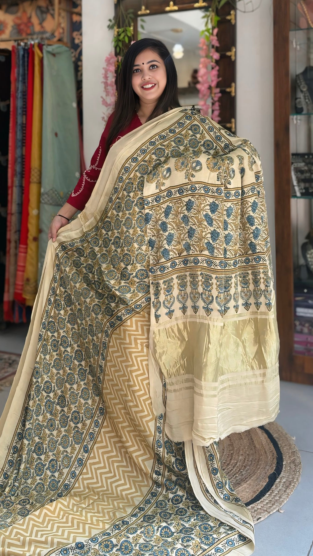 Rivaayat - Pure Ajrak Modal Silk