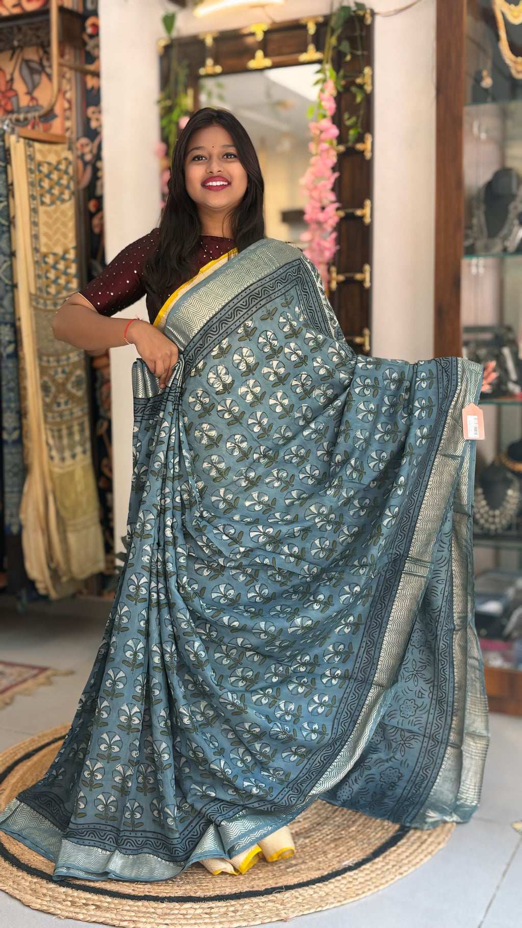 Pankhuri - Chandari Silk