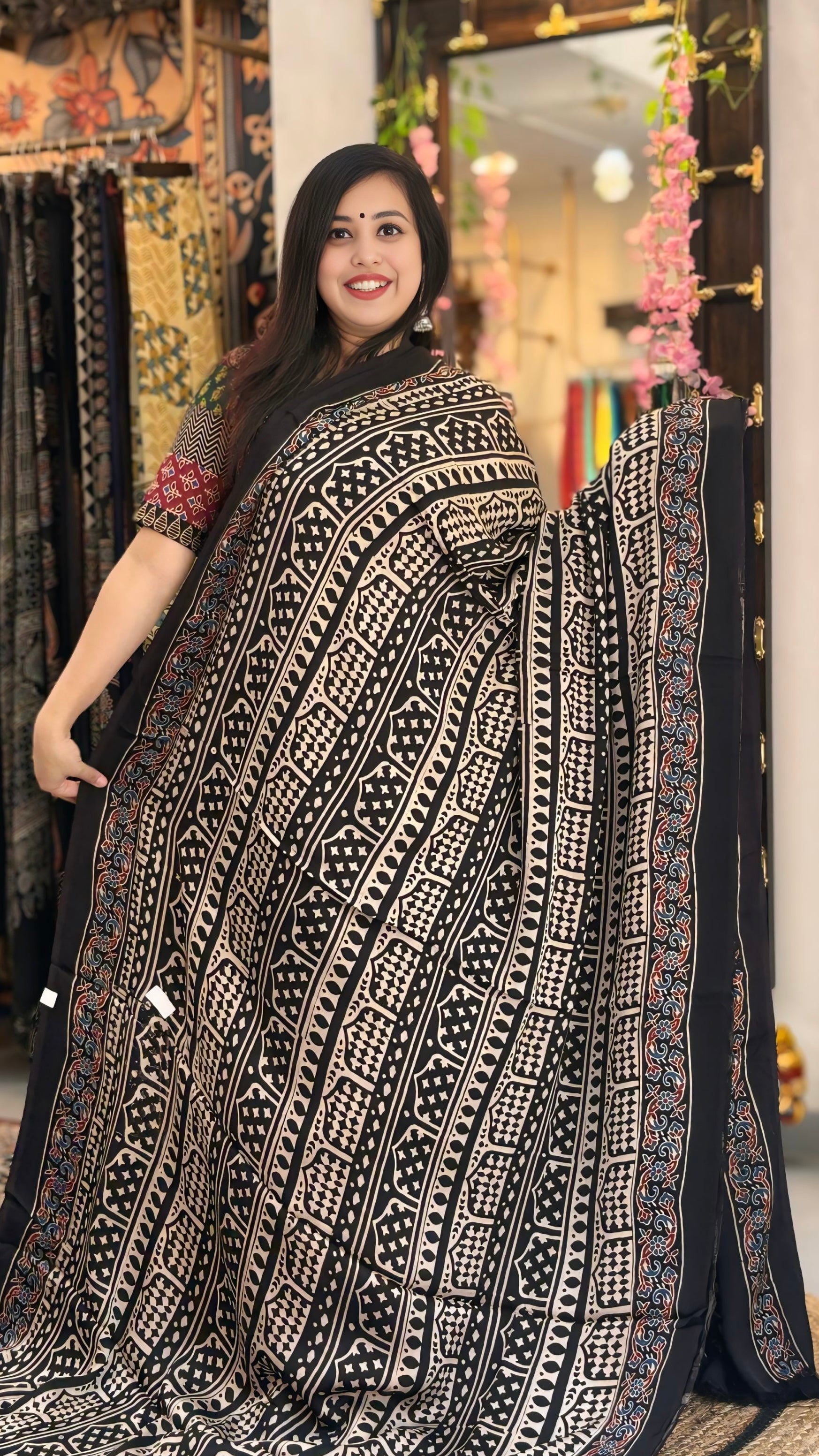 Ranjini - Pure Ajrak Modal Silk