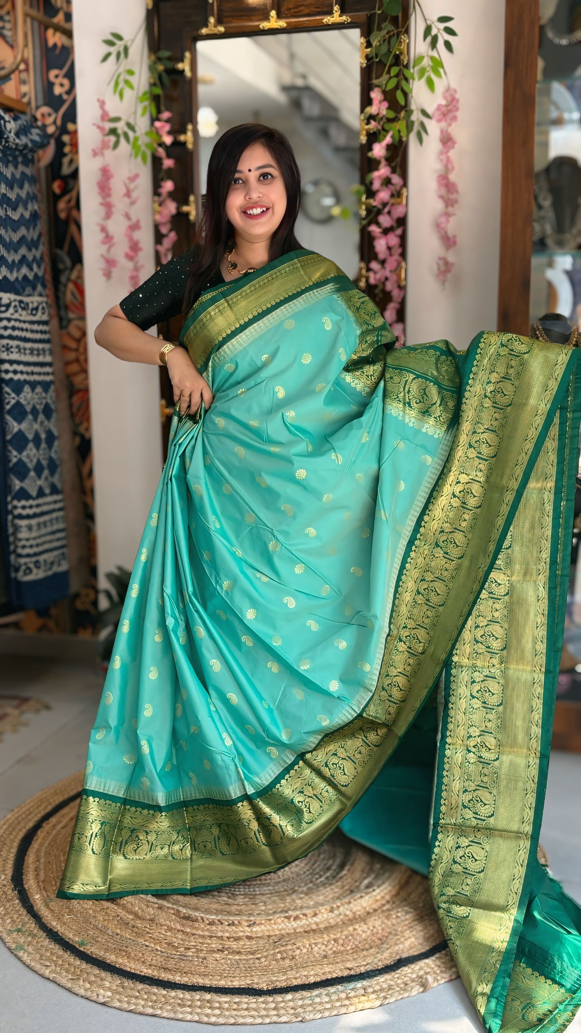 Lavanya
 - Gadwal Silk Saree