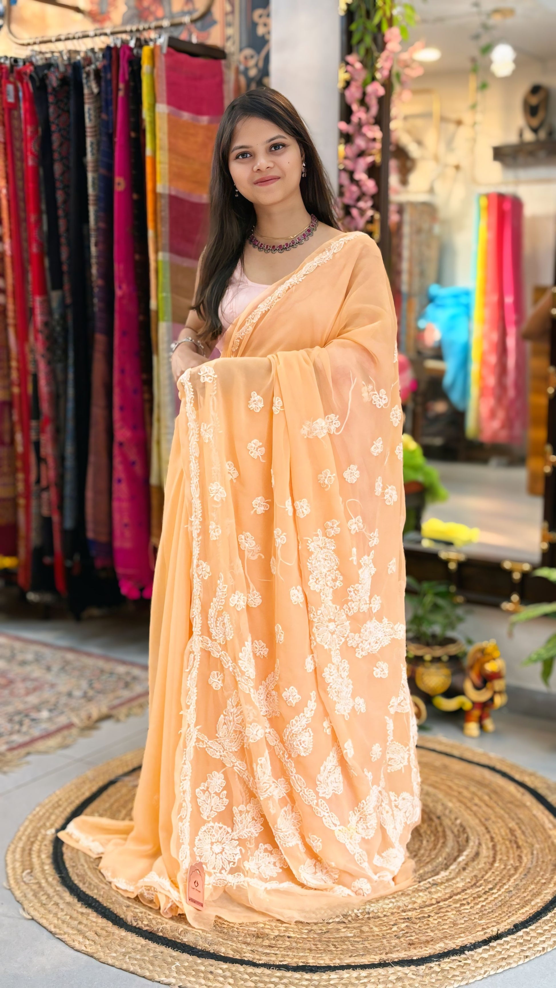 Meher - Chikankari Saree