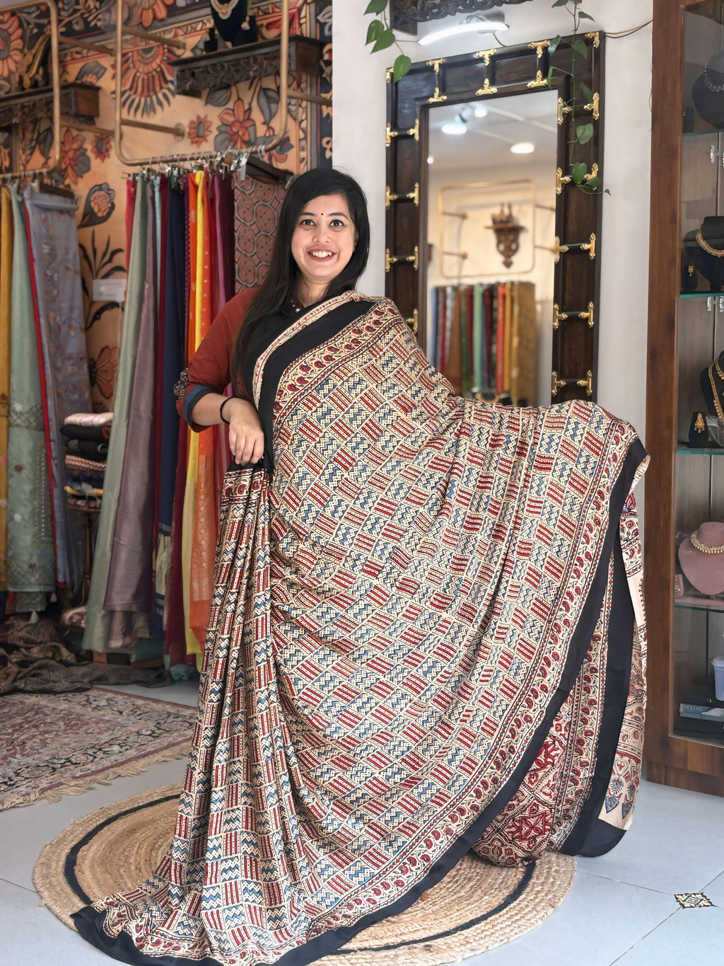 Sandhya - Ajrakh Modal without  Lakripatta