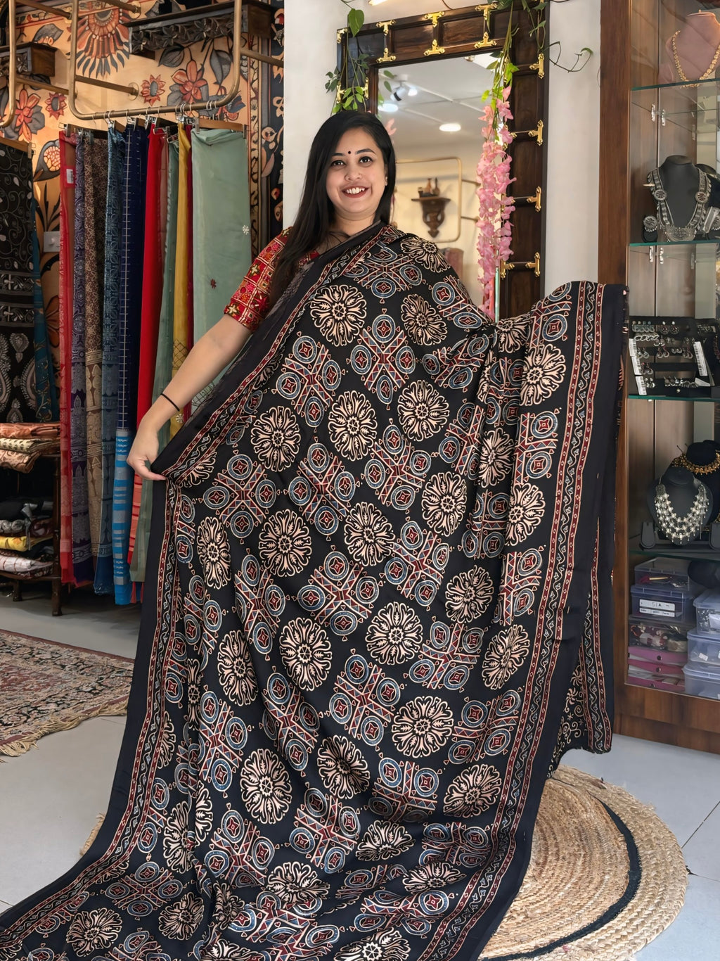 Nakhsh - Pure Ajrak Modal Silk