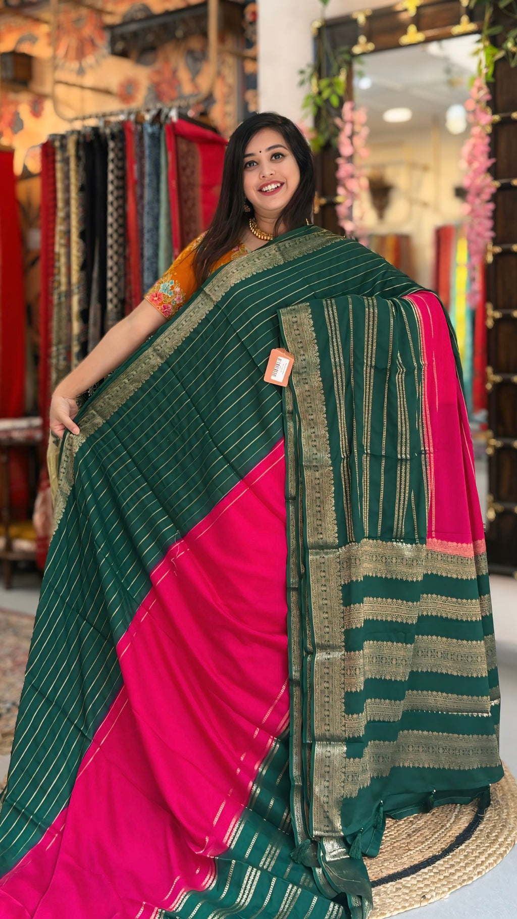 Aakriti
– Crepe Silk Saree