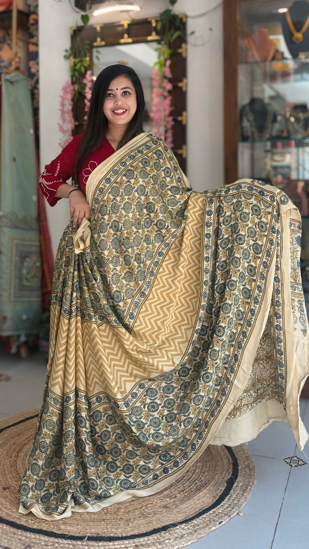Rivaayat - Pure Ajrak Modal Silk