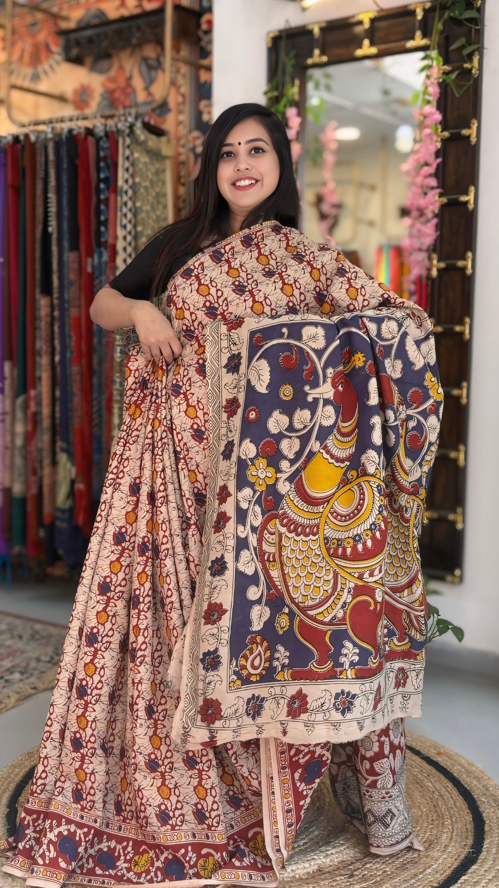 Kalyani - Cotton Kalamkari