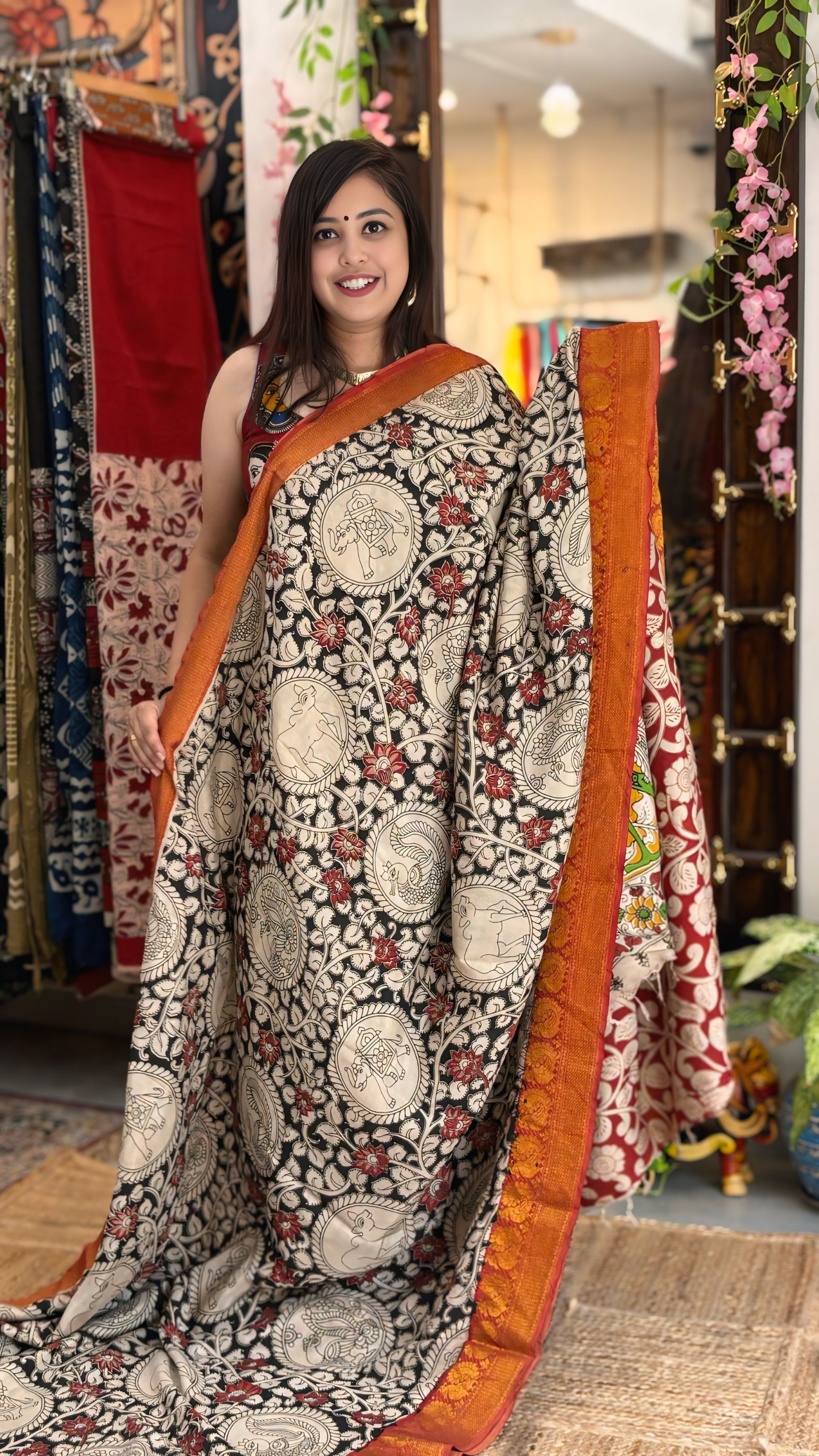 Vritti - Kalamkari Nizam Border