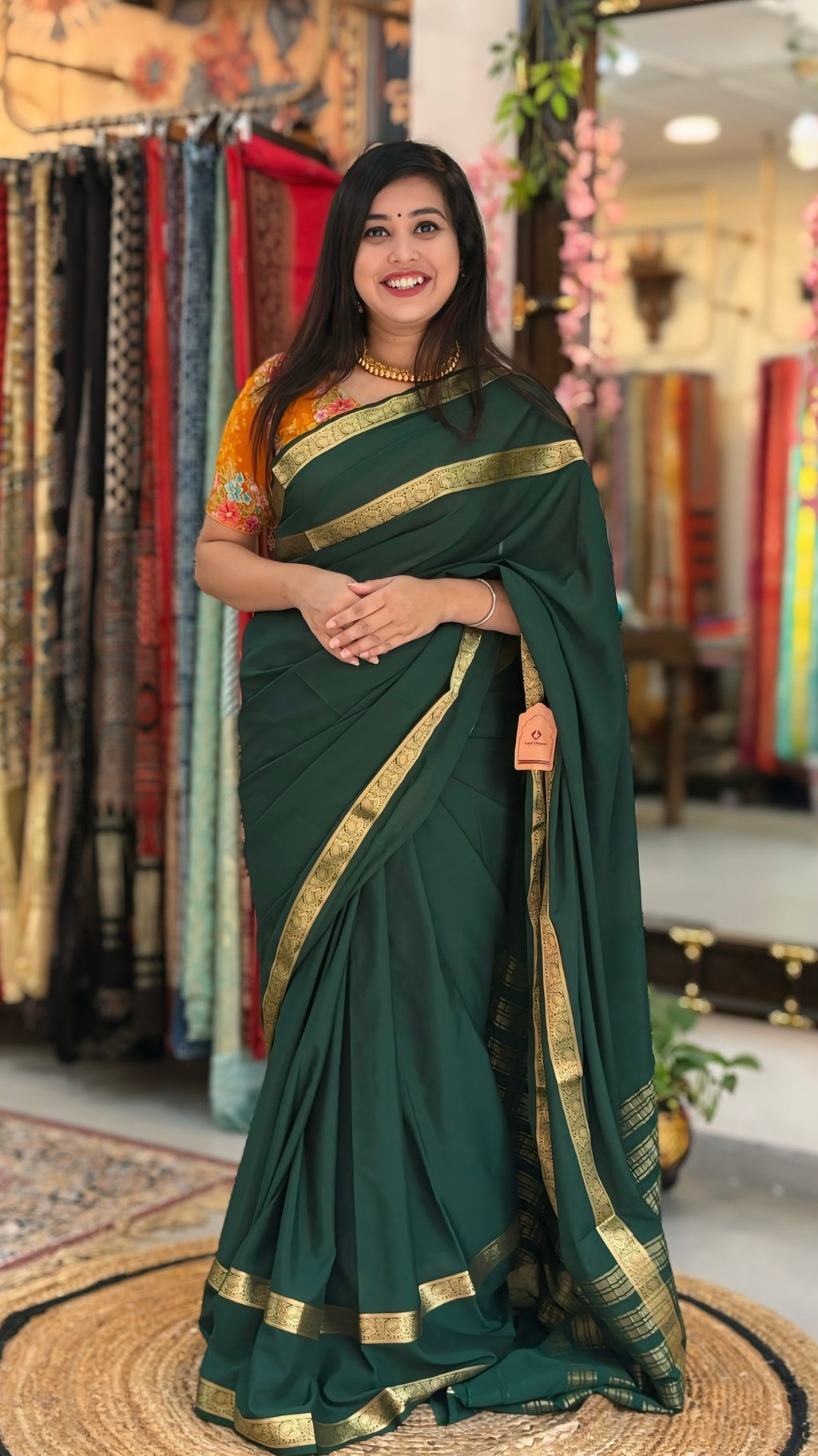 Srikanya
 – Crepe Silk Saree