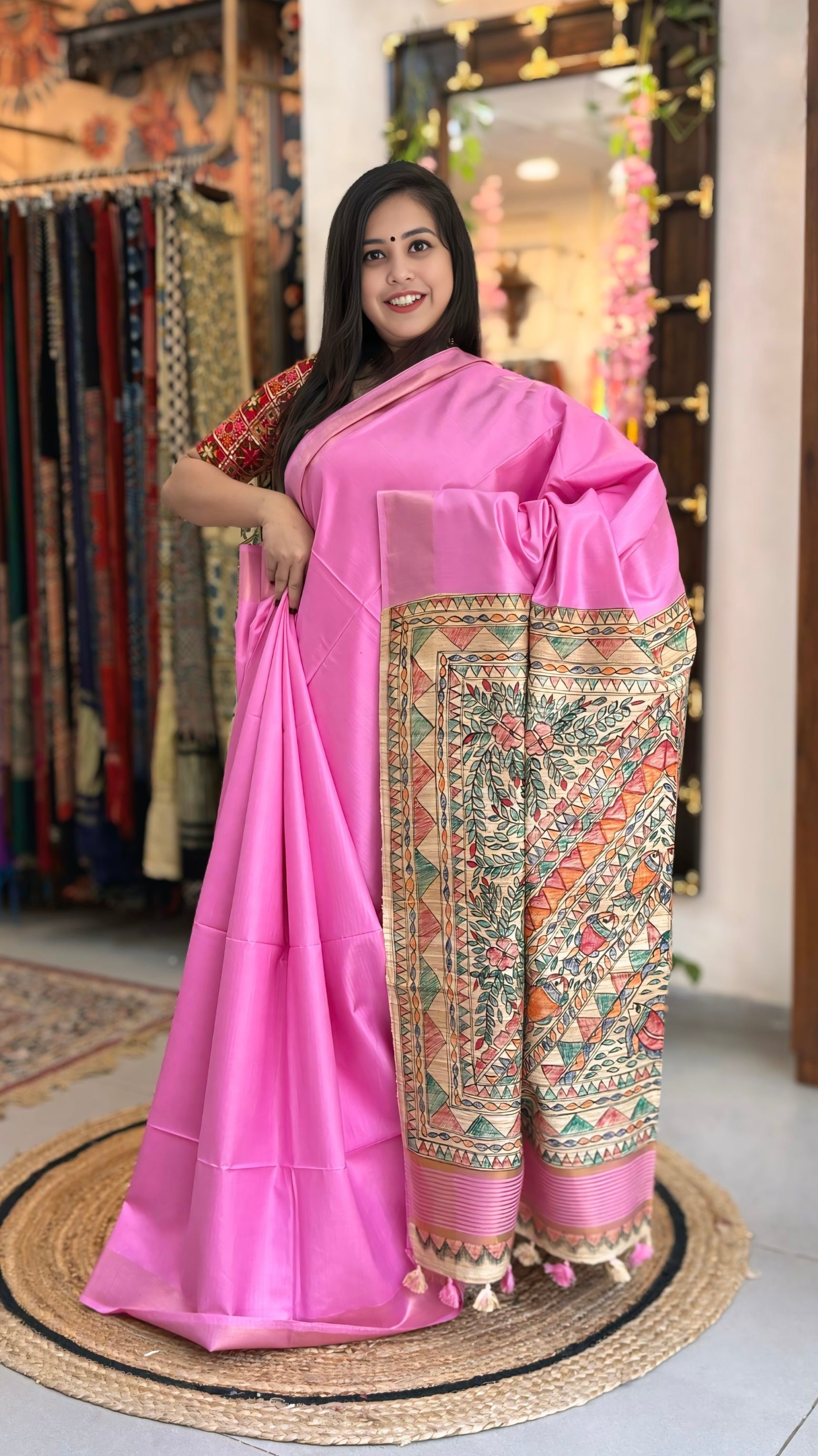 Padma - Madhubani Silk Saree