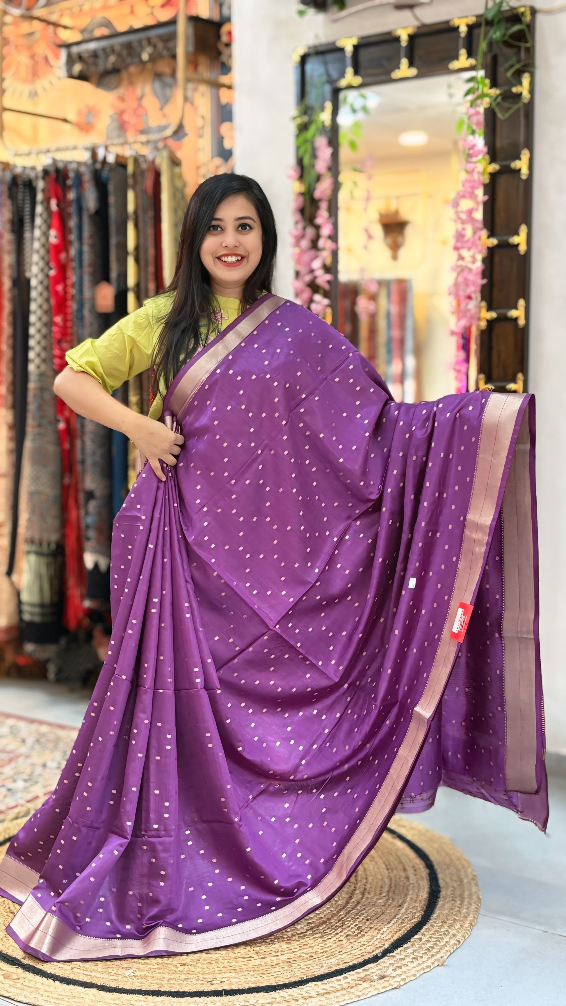 Vaidehi - Maheshwari Banarasi Saree