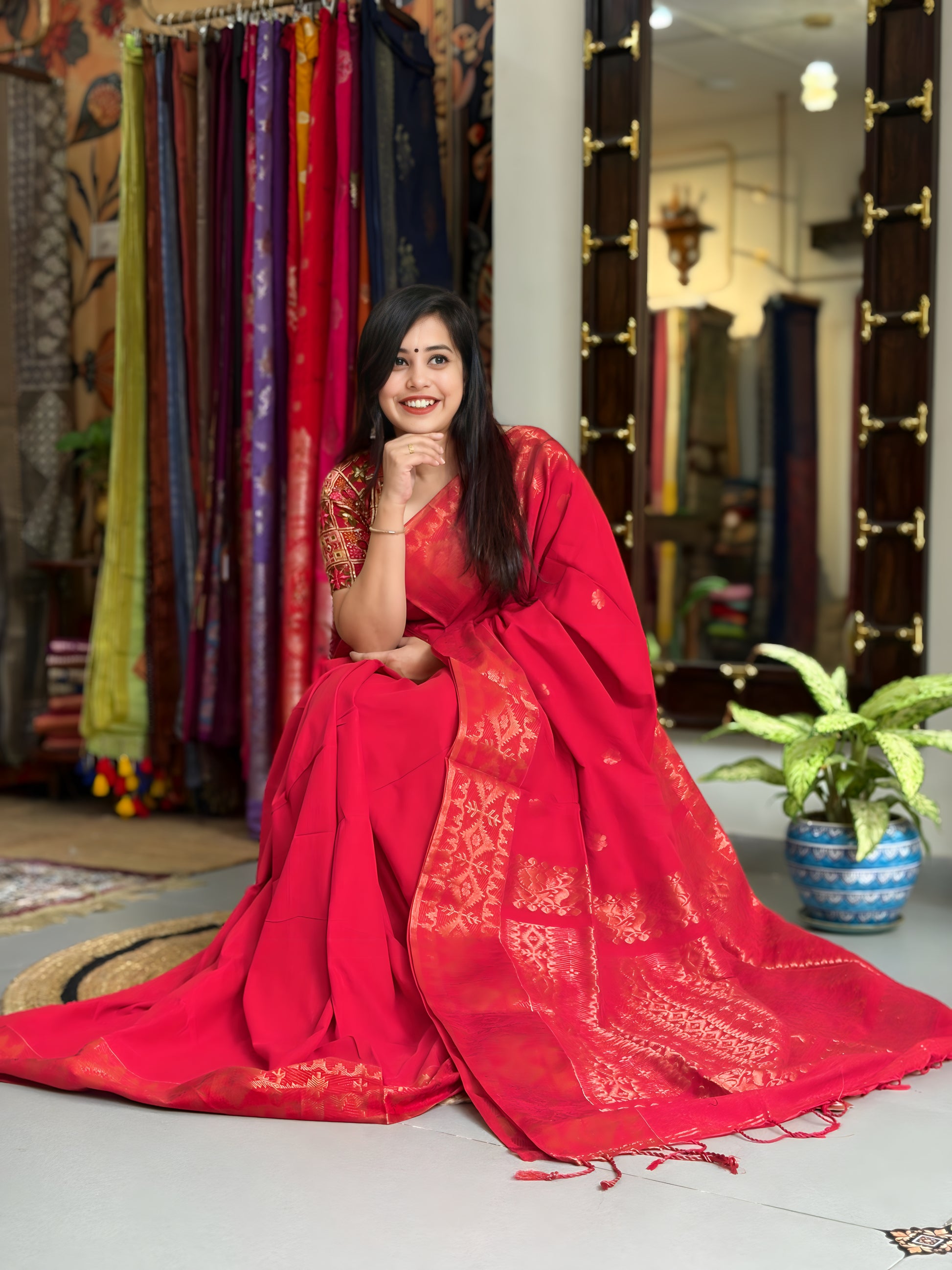 Khadi Banarasi Saree 008